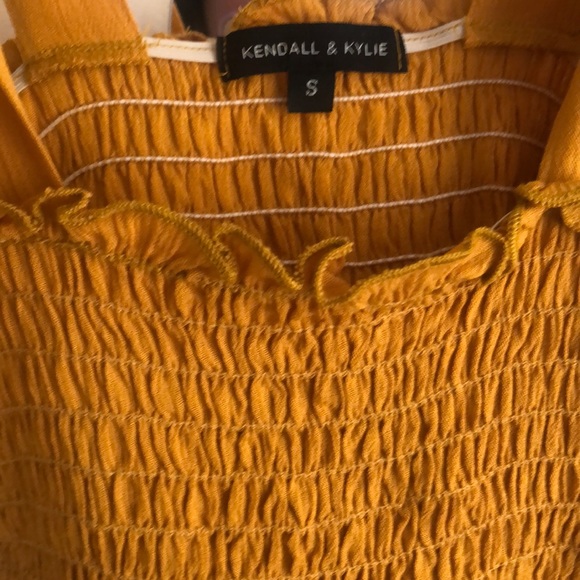 Kendall & Kylie tie up ruching crop top ⭐️ - Picture 4 of 4